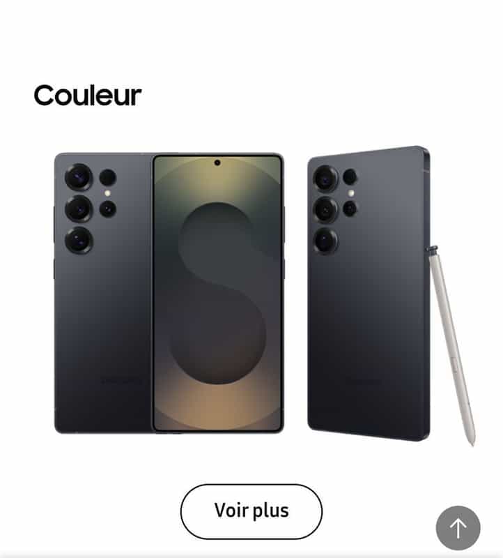 Pack Samsung Galaxy S25 Ultra 6,9" avec Watch7, Tab A9+ et Buds3 en Noir Absolu