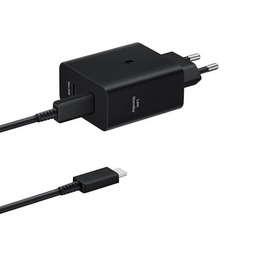 Chargeur Samsung Ultra Rapide Duo 50W avec 2 Ports USB-C et Câble 1.8m (30€ remboursés)