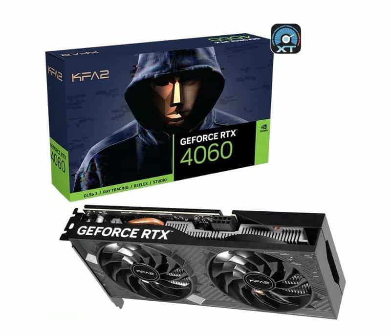 Nouvelle Carte Graphique KFA2 GeForce RTX 4060 2X V2 avec Souris Incluse