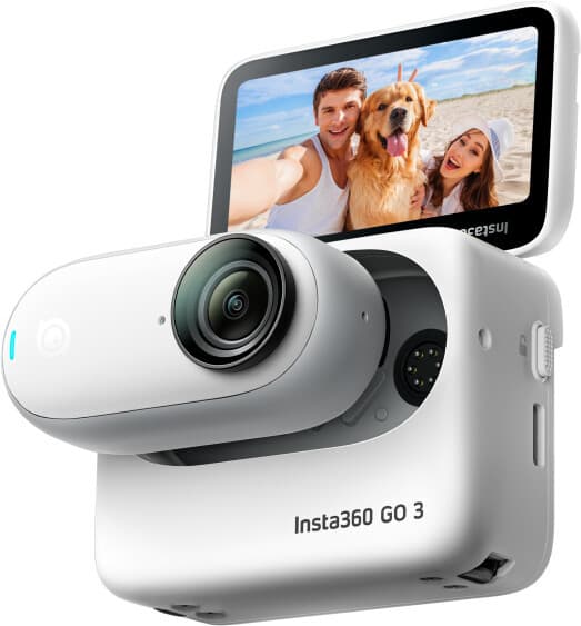 Caméra d'action Insta360 GO 3 - 64 Go, Blanc