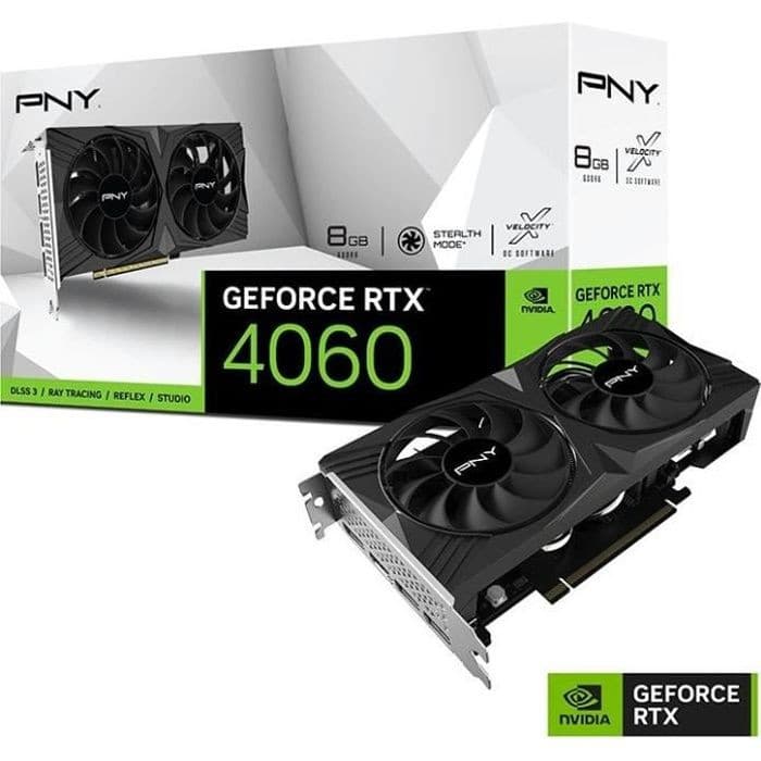 PNY GeForce RTX 4060 VERTO Dual Fan Edition 8 Go GDDR6 DLSS3