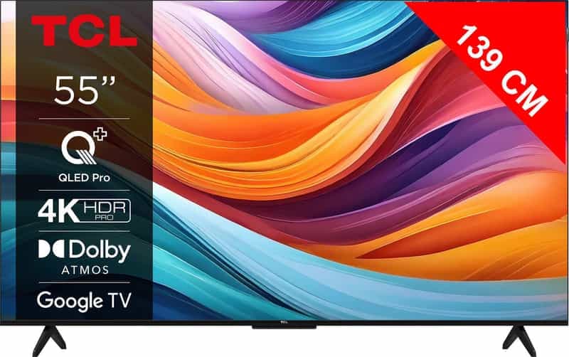 TV TCL QLED 55T7B 55 pouces - 4K HDR Pro