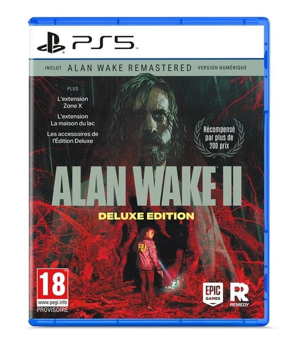 Alan Wake 2 Deluxe sur PS5 disponible en retrait magasin