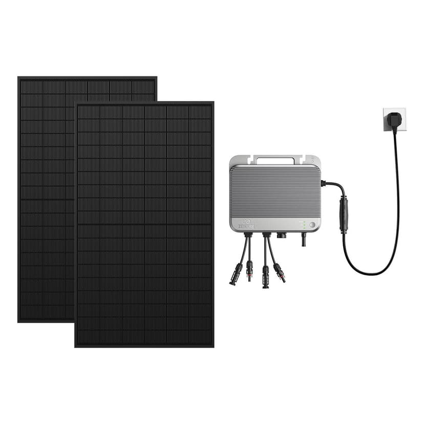 Kit Zendure SolarFlow 800 avec Panneaux Solaire Bi-faciaux 1118W