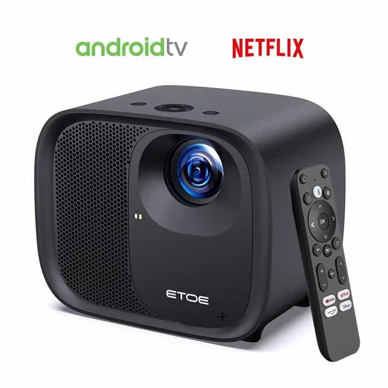 Projecteur ETOE 3 Pro: Qualité HD 1080P, Android TV Intégré, Livraison Gratuite 🎉