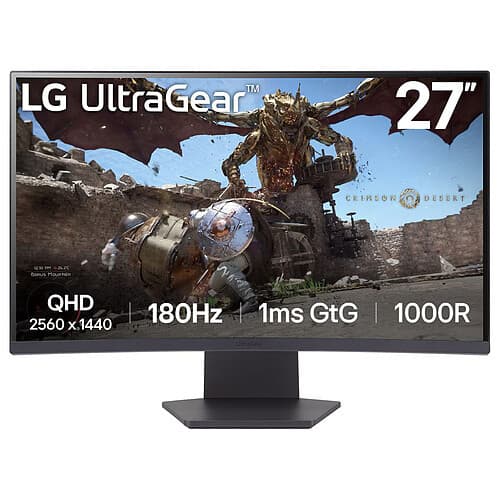 Moniteur Gaming 27" LG UltraGear - 2.5K 180Hz, Réactivité 1ms