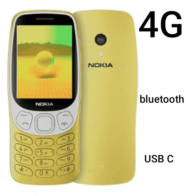 Téléphone portable HMD Nokia 3210 4G avec Bluetooth et USB C 🔥