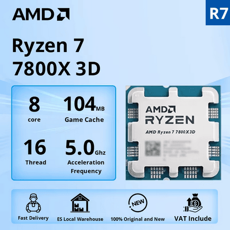 Code promo - AMD Ryzen 7 7800X3D : Performances gaming ultimes