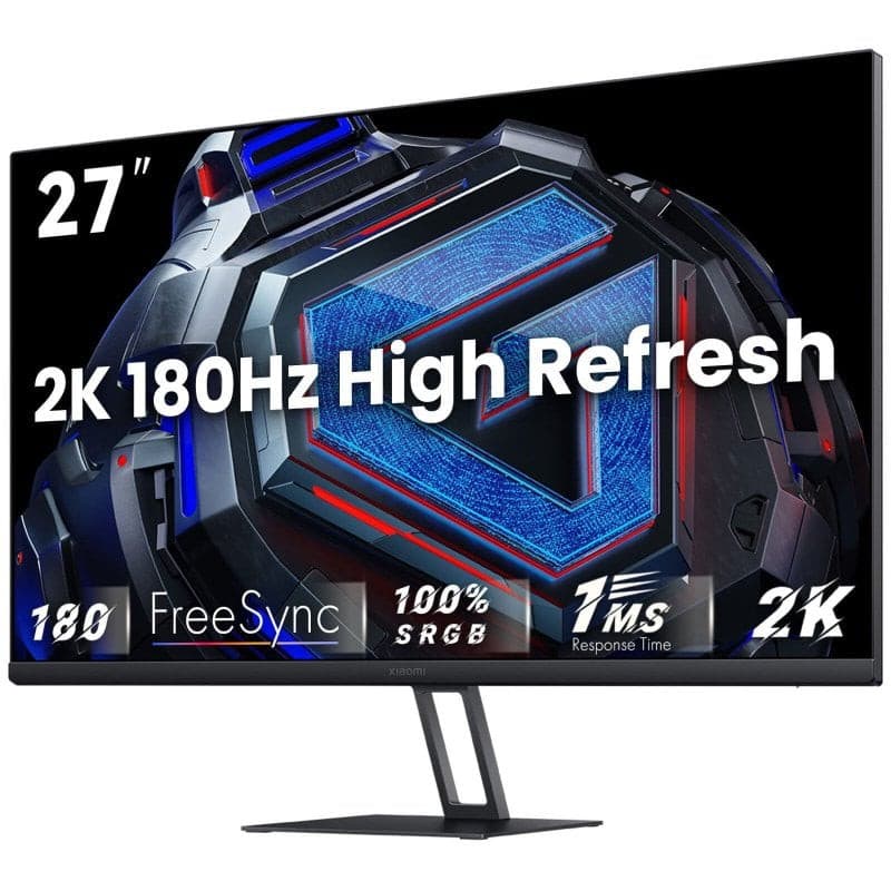 Écran Xiaomi 27" 2K G27Qi : 180 Hz, QHD, 1 ms, IPS et FreeSync