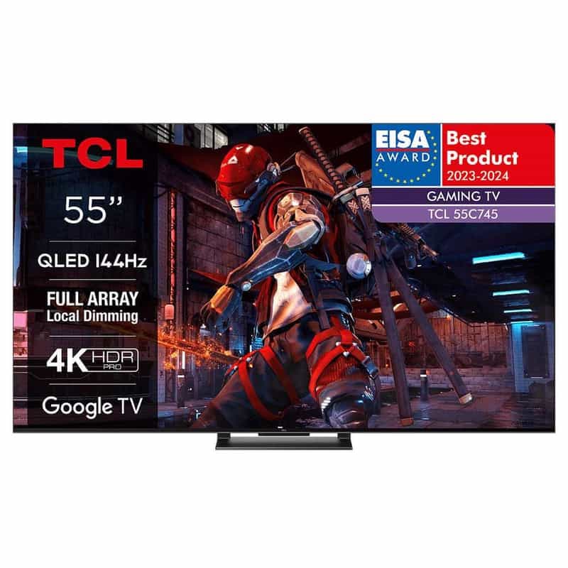 Promotion exceptionnelle : TV 55'' QLED TCL 55C743 (2023) - 4K, 144 Hz, Dolby Vision