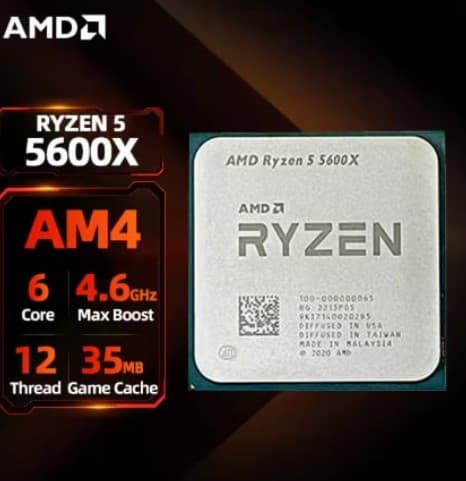 Processeur de Jeu AMD Ryzen 5 5600X - Performances de Pointe !