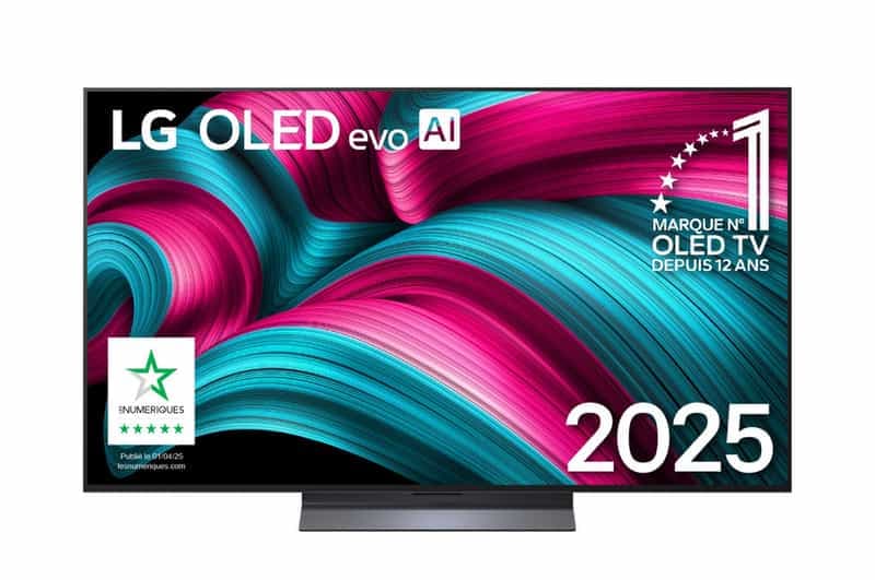 Promotion exceptionnelle : TV LG OLED evo AI C5 55 pouces avec ODR de 200€