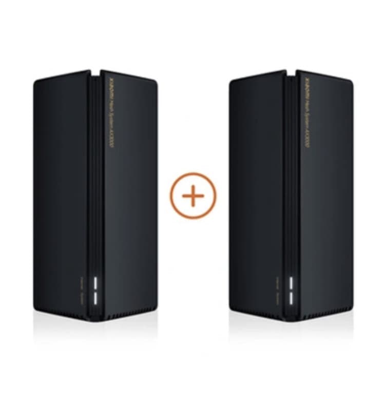 Pack de 2 Routeurs XIAOMI Mesh System AX3000 pour une couverture Wi-Fi 6 optimale
