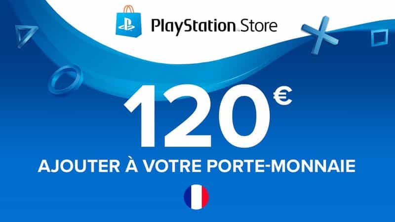 Carte-cadeau PlayStation de 120€ (Numérique)