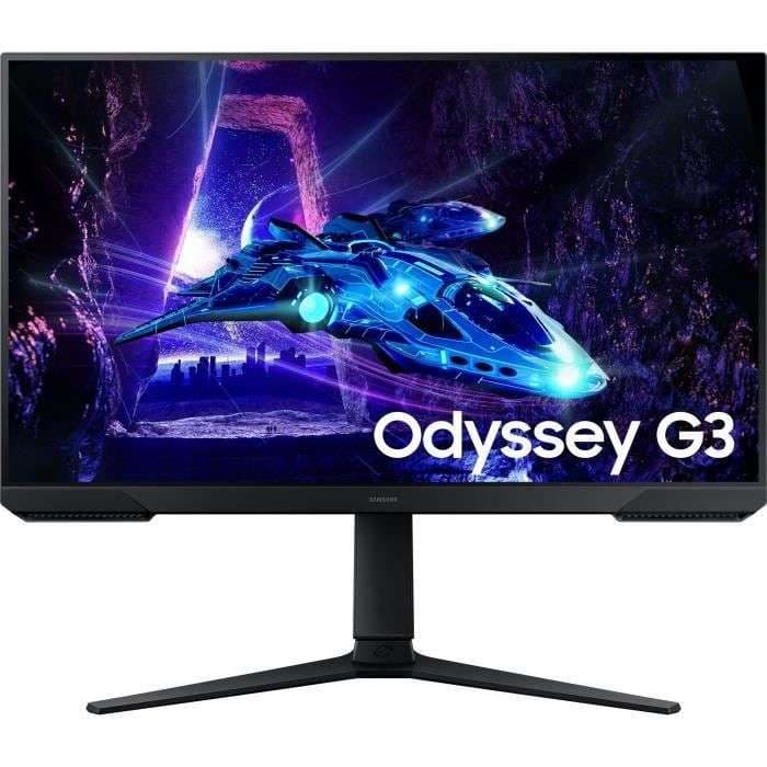 Écran Gaming Samsung Odyssey G3 27" - Full HD, VA, 180Hz, 1ms, Hauteur ajustable