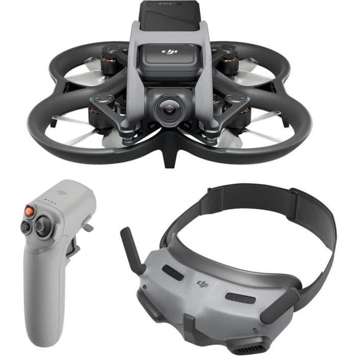 Pack Drone DJI Avata Pro-View Combo avec Goggles 2 et DJI RC Motion 2 - Vidéo immersive 4K FOV 155°, Noir