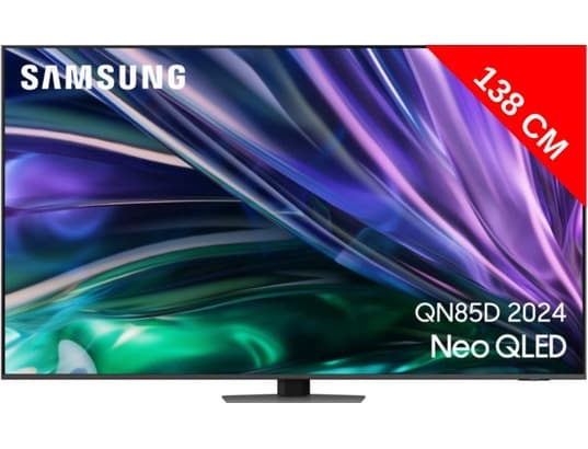 📺✨ TV Samsung Neo QLED 55" TQ55QN85D 2024 - Mini-LED Quantique, 4K Ultra HD, 120Hz, FreeSync Premium Pro, Smart TV 🎮🎥 (100€ Remboursés + 10% de Réduction) 💸