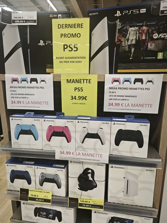 Manette PS5 DualSense sans fil à prix réduit en Maine-et-Loire