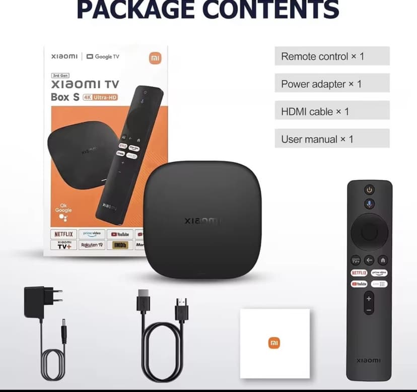Code promo - Boîtier 4K Xiaomi Mi Box S 3G : Streaming Ultra Fluide