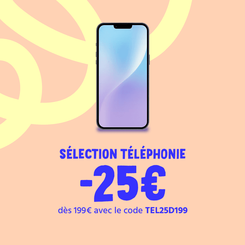 Code promo - Économisez 25€ dès 199€ d'achat sur une sélection de smartphones