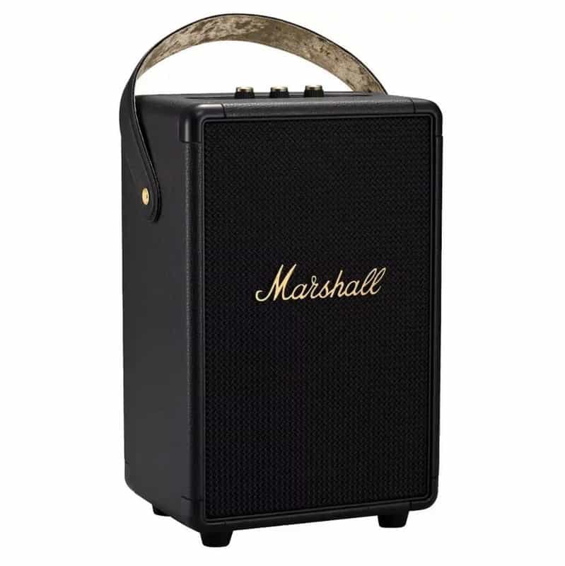 Enceinte Portable Marshall Tufton Black & Brass - Son Immersif et Résistant à l'Eau ☔️🔊