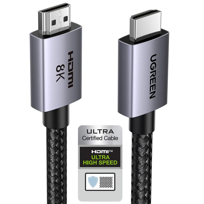 Câble HDMI 2.1 Certifié Ugreen 8K/10K, 2 Mètres