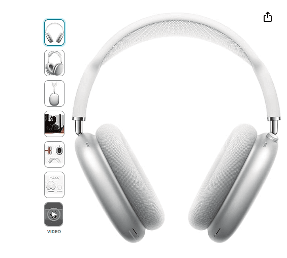 Apple AirPods Max Wireless Over-Ear Headphones was $549 now $479