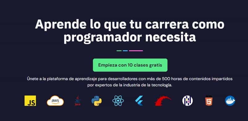 70% de descuento para 1 año de formación de programación en Código Facilito