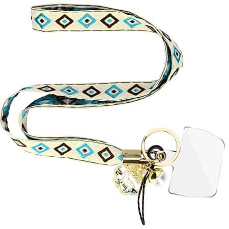 Cordon Smartphone Universel Coque et Étui Coton Tressé Aztèque