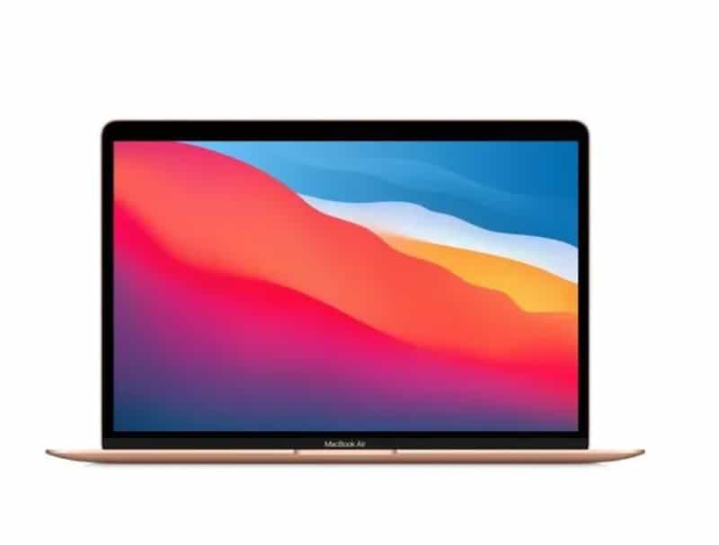 Apple - MacBook Air (2020) - Puce Apple M1 - 13,3" - RAM 8Go - Stockage 256Go - Or - AZERTY
