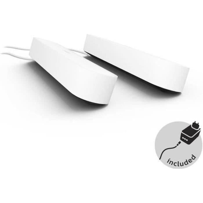 Lot de 2 Kits d'éclairage Philips Hue Play White & Color Ambiance