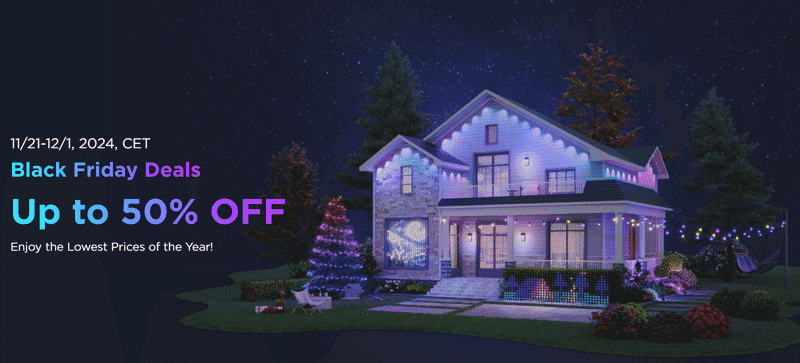 -50% sur les smart lights sur le site Govee