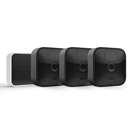 Système de surveillance Blink Outdoor : 2 ans d'autonomie, détection de mouvements, compatible Alexa - Ex : 3 Caméras