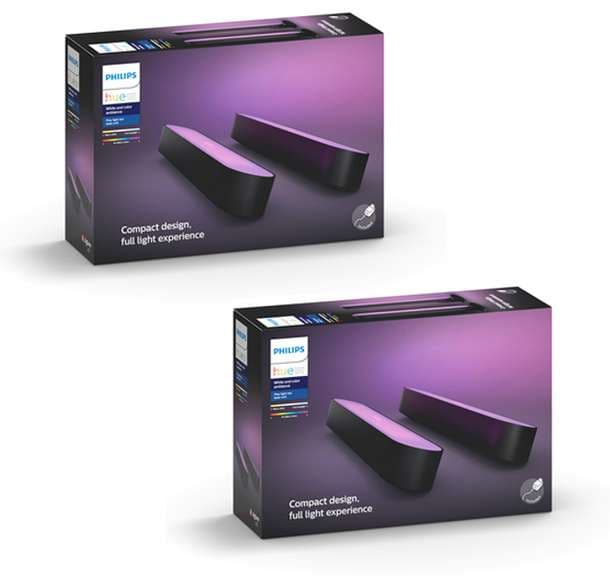 Lot de 4 barres lumineuses Philips Hue Play - Noir