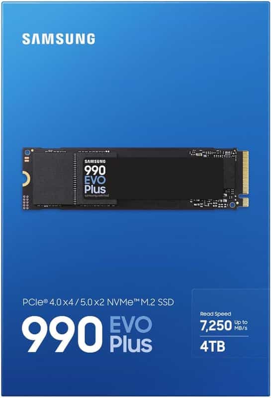 Code promo - SSD Interne 990 EVO Plus NVMe PCIe 4.0 x4 - 4 To