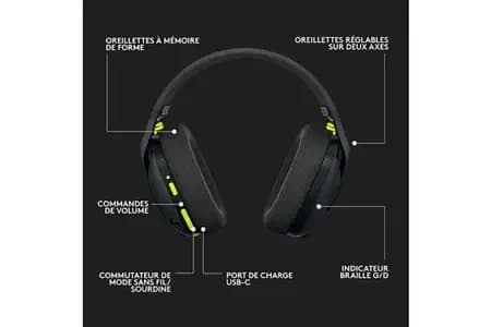 Découvre le Casque Gamer Logitech G435 : Léger, sans fil et Bluetooth