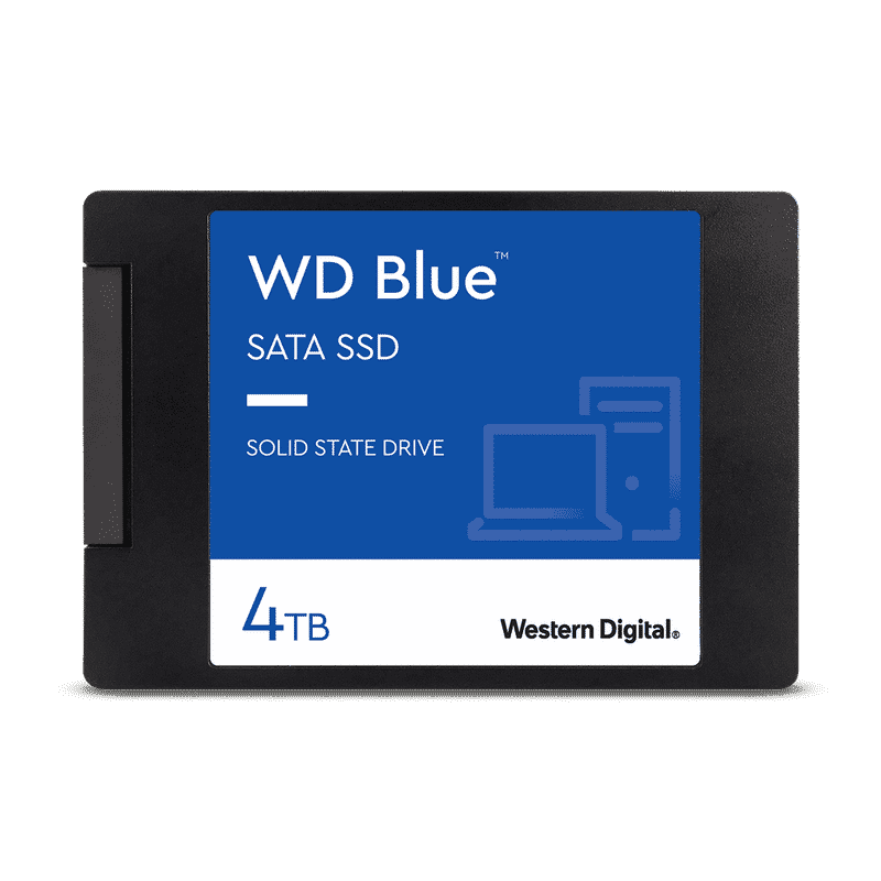 SSD interne 2.5" SATA WD Blue 4 To - TLC 3D avec DRAM