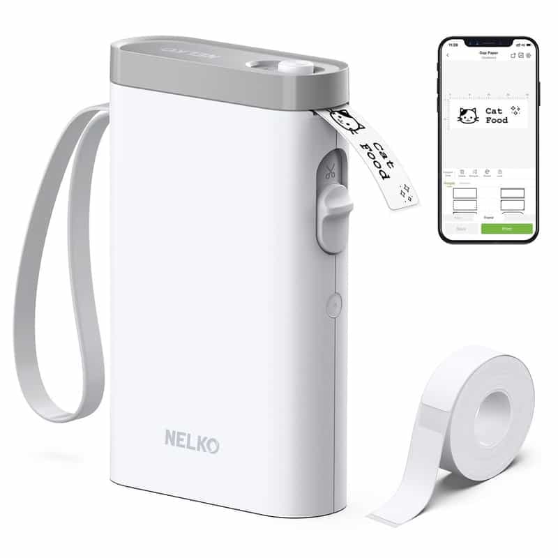 Imprimante Portable d'Étiquettes Bluetooth Nelko P21 - Compacte et Facile à Utiliser