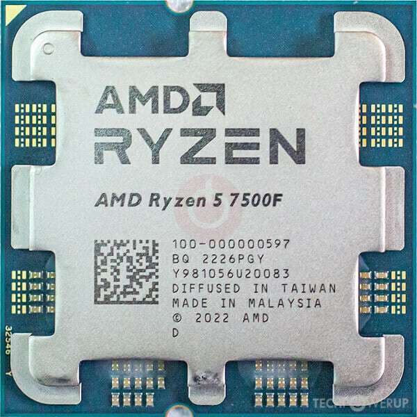 Code promo - Processeur AMD Ryzen 5 7500F à moins de 130€ - 3.7 / 5.0 GHz