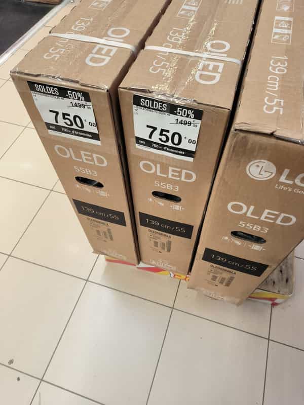 Téléviseur LG OLED55B36LA 55'' - Qualité OLED - Disponible à Ormesson-sur-Marne (94)