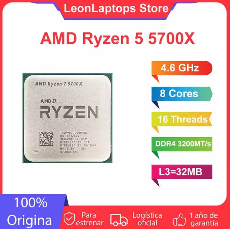 Code promo - Processeur AMD Ryzen 7 5700X : Performance et Gaming