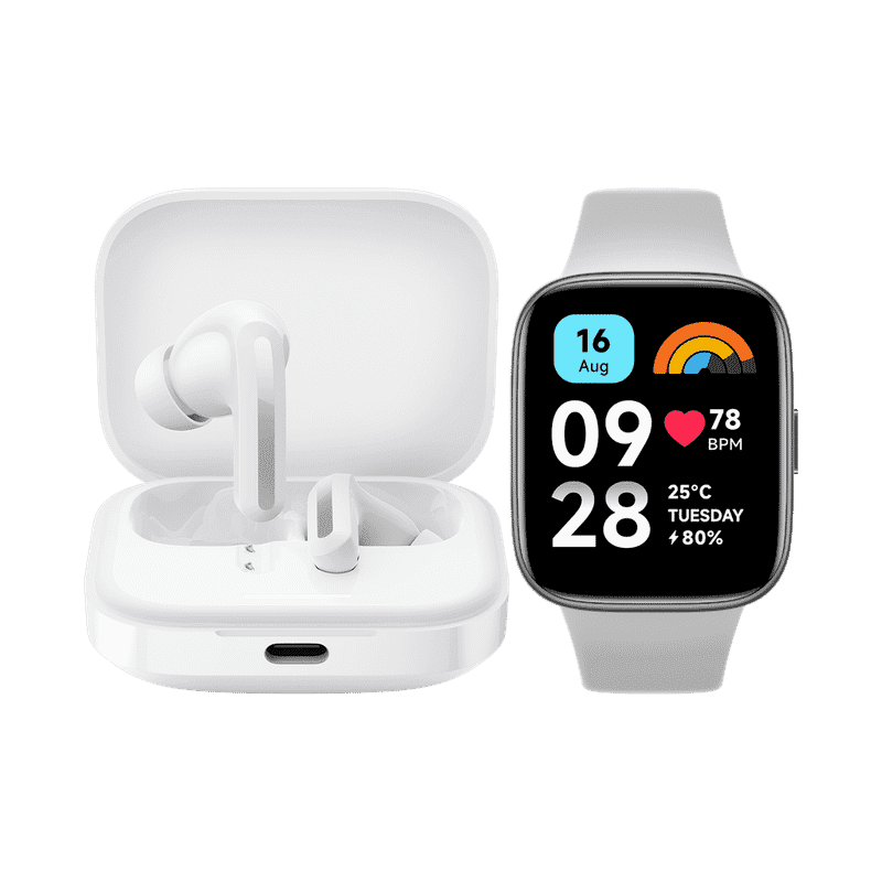 Pack Redmi : Écouteurs sans fil Buds 5 et Montre connectée Watch 3 Active