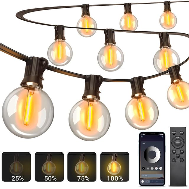 Guirlande Lumineuse Arkochic 30m Extérieure Dimmable avec APP et Télécommande