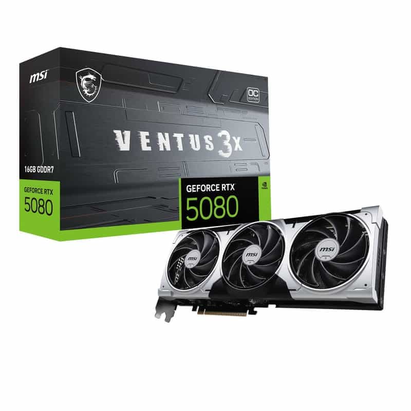MSI GeForce RTX 5080 16G VENTUS 3X OC PLUS - GPU NVIDIA Blackwell