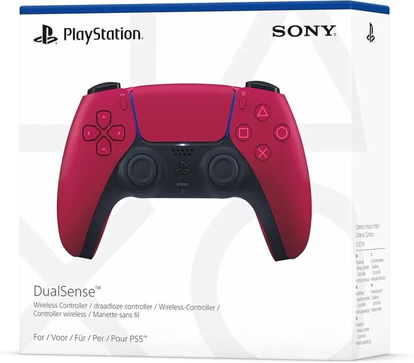 Manette PS5 DualSense rouge - Offre frontalière Belgique