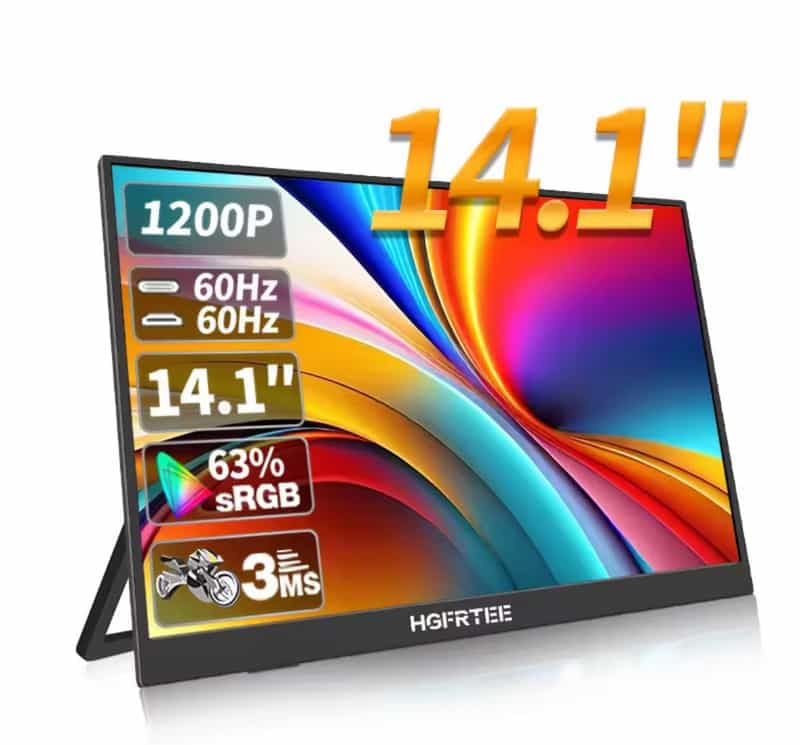 Code promo - Écran portable 14.1" HGFRTEE - Résolution 1200P