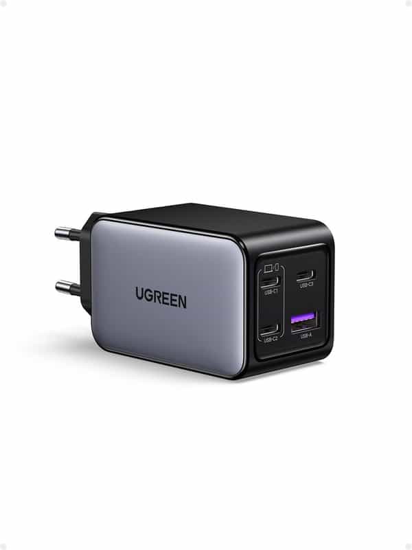 Chargeur UGREEN Nexode 65W - 4 ports GaN Tech, compatible PD 3.0, PSS, QC 4+ et Galaxy 45W