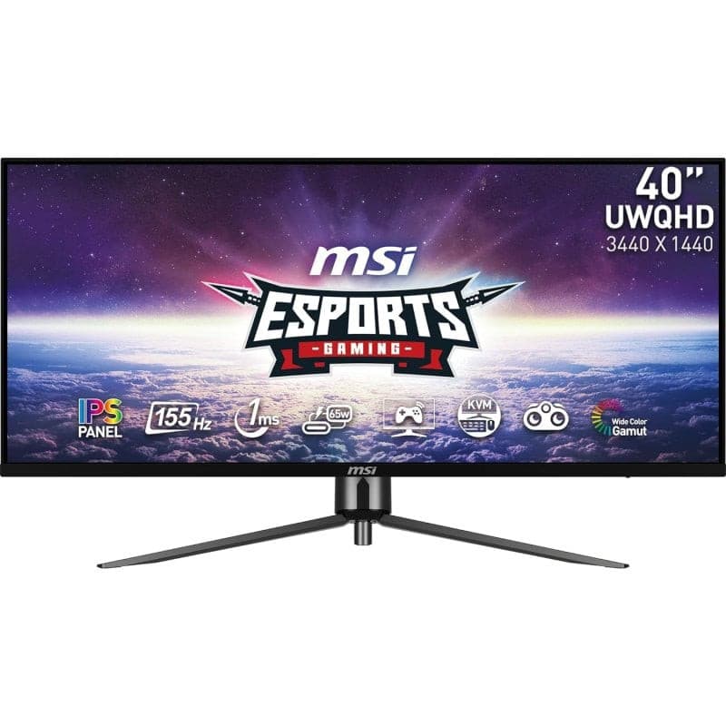 Écran PC 40" MSI MAG401QR - UltraWide Quad HD, 155Hz, 1ms