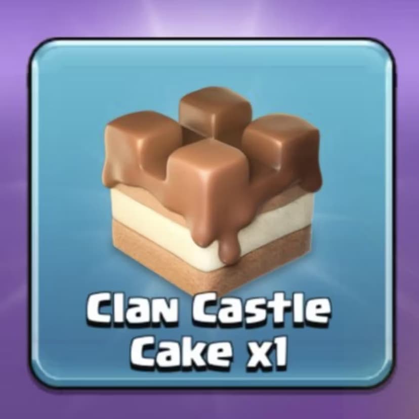 Gâteau Château de Clan gratuit sur Clash of Clans