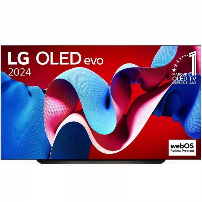 Téléviseur LG OLED83C44LA de 83 pouces - Ultra Haute Définition 4K